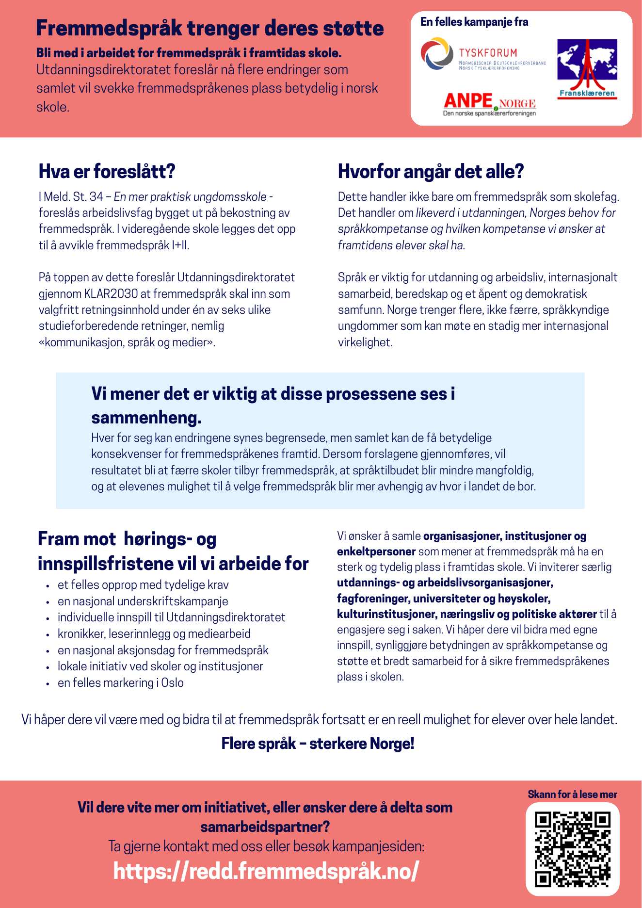 Forhåndsvisning av kampanjeflyeren